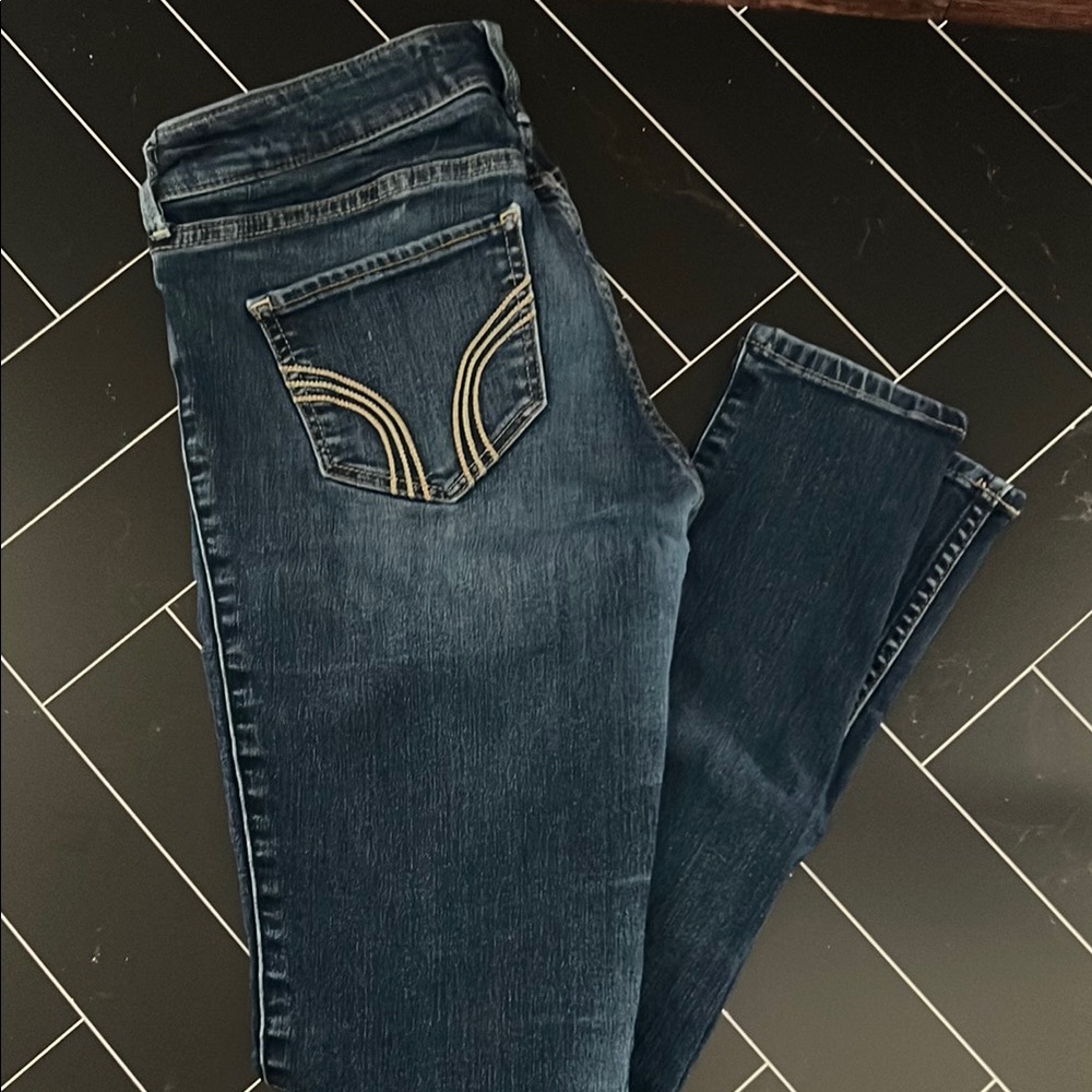 Dark Blue Denim Jeans